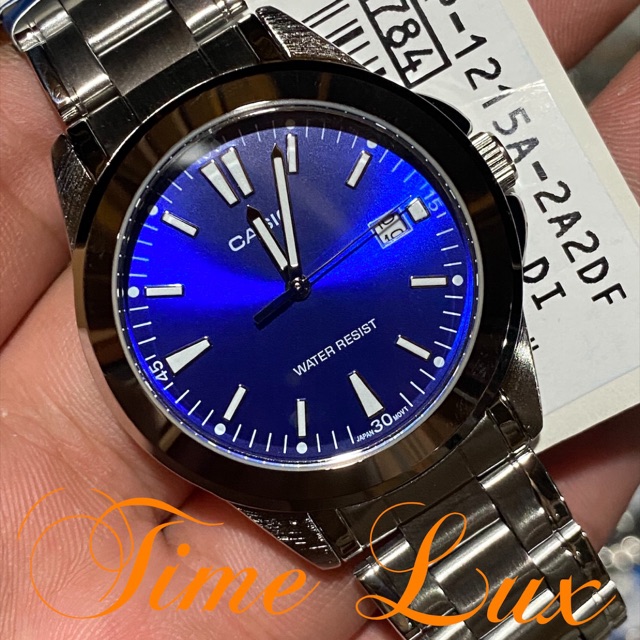 Orologio Da Polso CASIO MTP-1215A-7ADF Analogico Uomo Acciaio Data Q Silver Lac