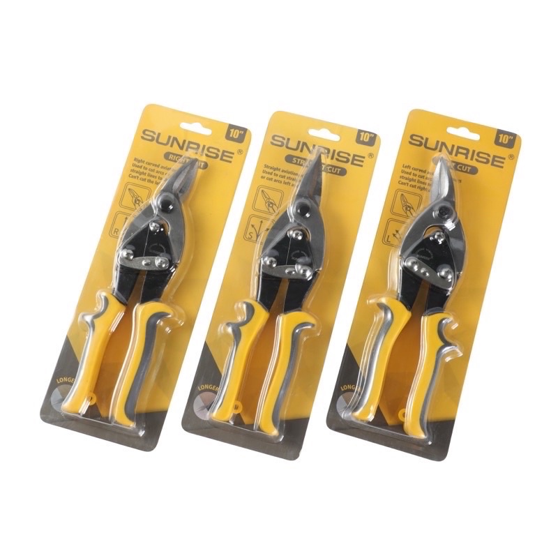 Sunrise aviation snip 10 tin snip cutter left right straight cuts