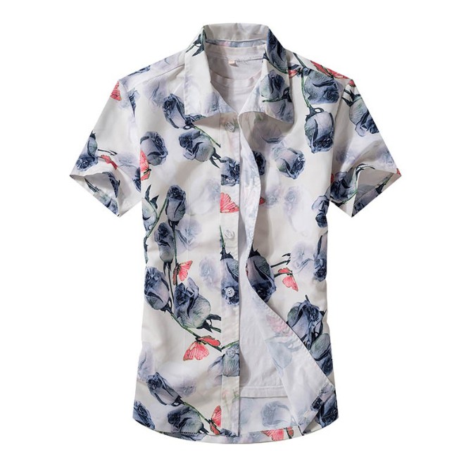 Fitted Hawaii White Tee, Men's Fashion, Tops & Sets, Tshirts & Polo Shirts  on Carousell