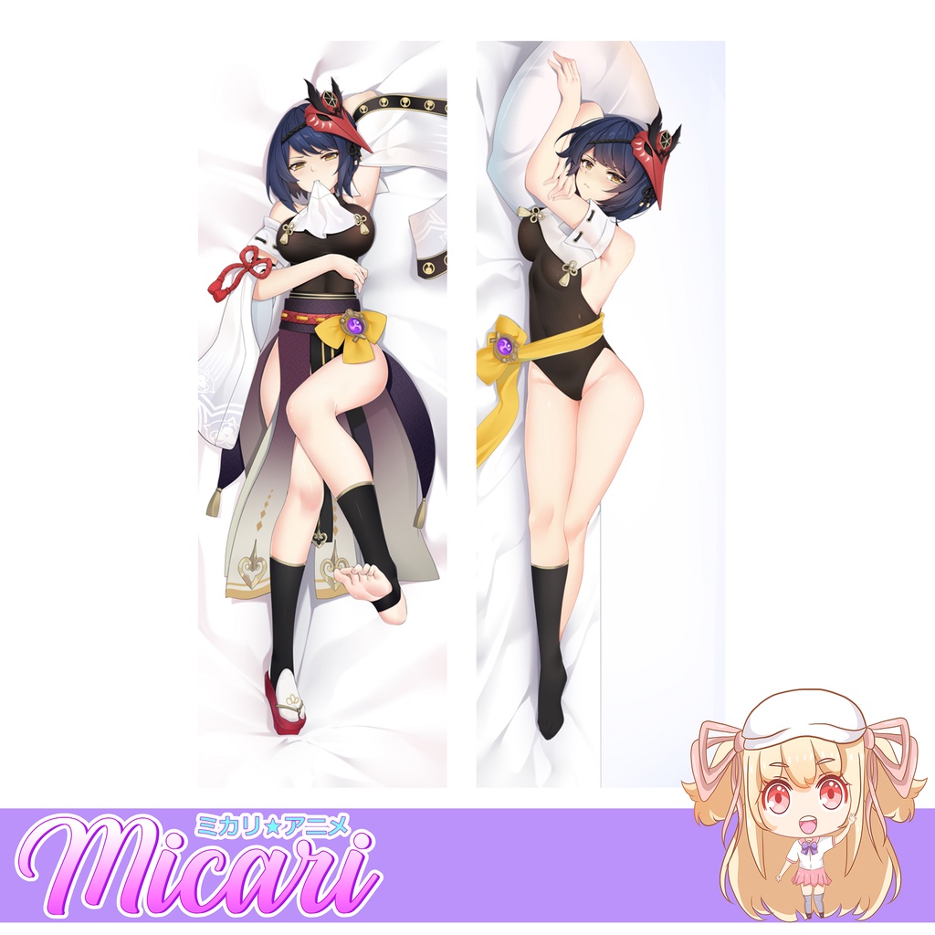 Micari Genshin Impact Sara Kujou Anime Dakimakura Life Size Pillow Case