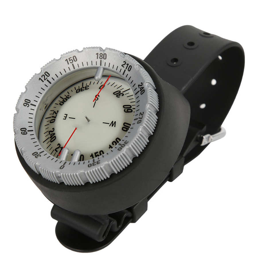 Waterproof 50M Compass Underwater Caving Camping Swimming Compass With ...