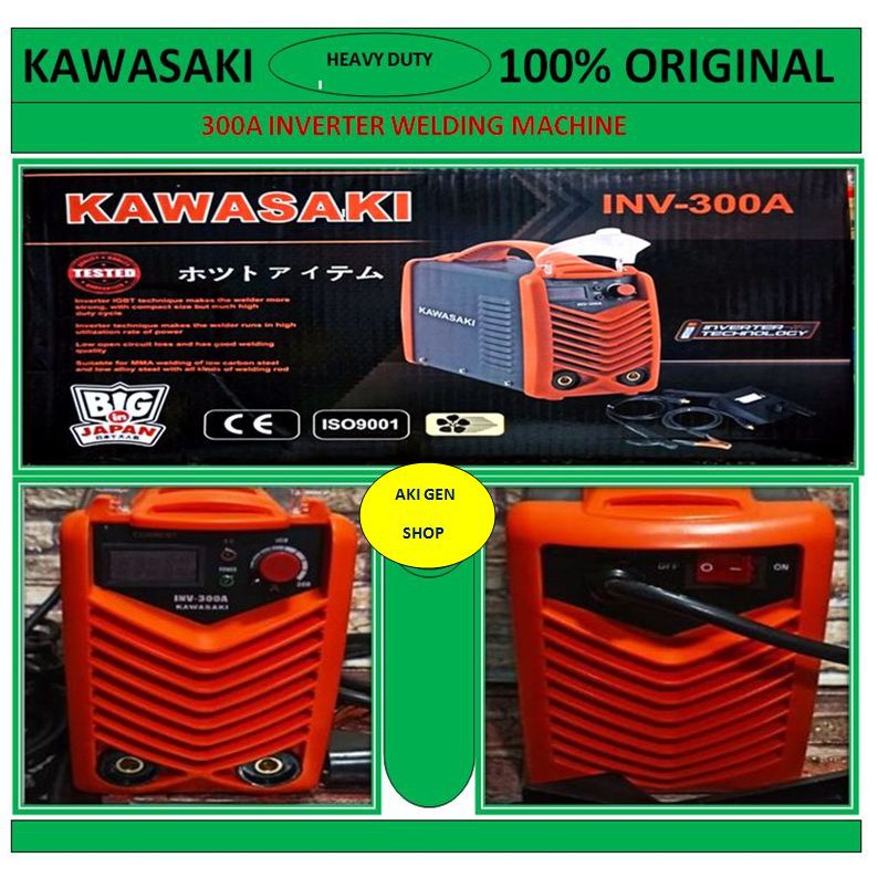 KAWASAKI INVERTER 300A WELDING MACHINE Shopee Philippines