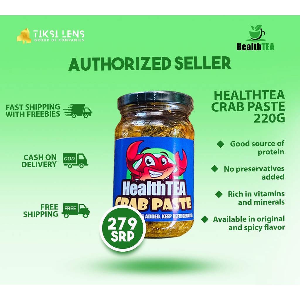 HealthTea Crab Paste Shopee Philippines