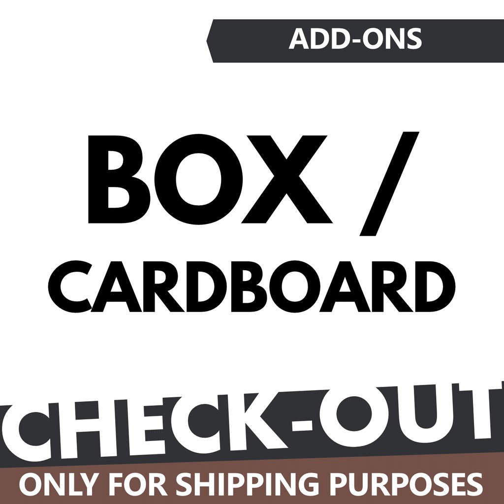 Add-on BOX/CARDBOARD (Only for MSells' Customers!) | Shopee Philippines