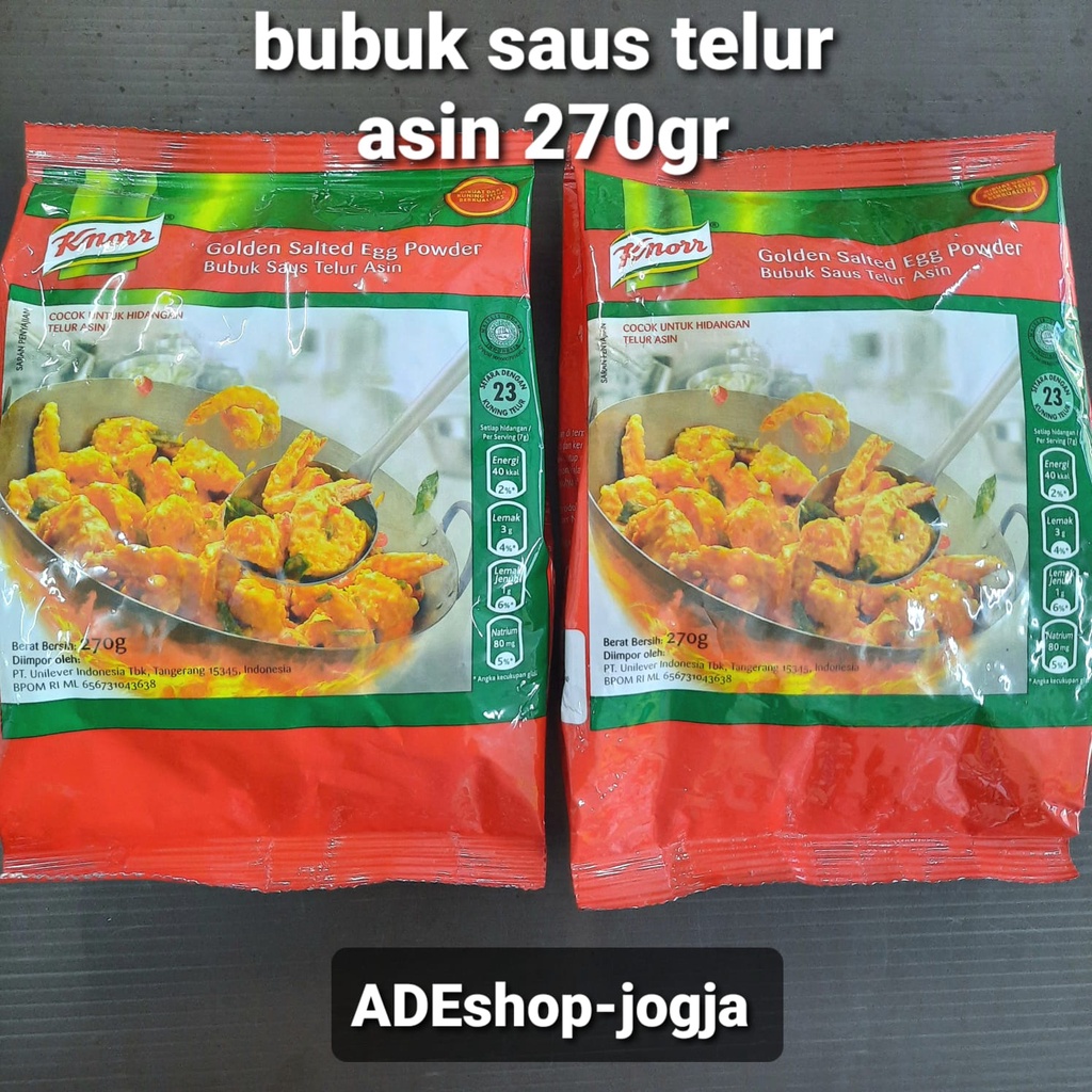 Knorr Golden Salted Egg Powder/Salted Egg Yolk Powder 270 Grams