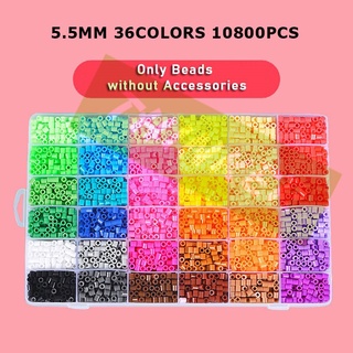 24000pcs Fuse Beads Kit 2.6mm Mini Fuse Beads Set 48 Color Fuse