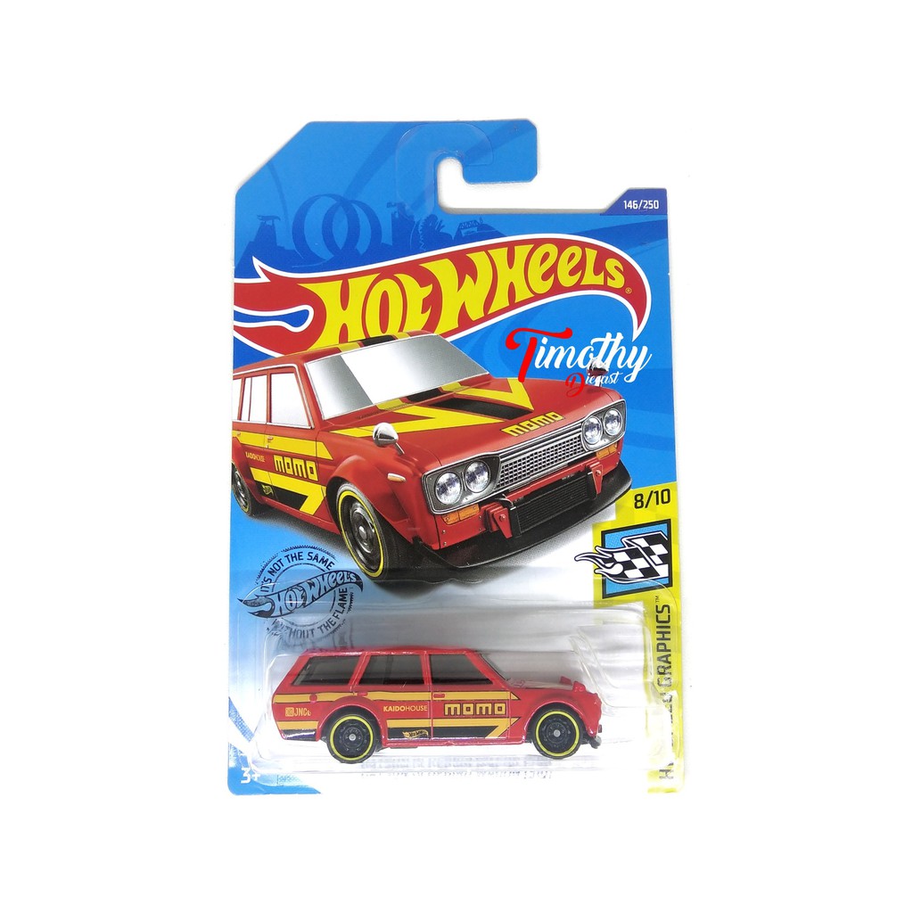 Hotwheels Datsun Bluebird Wagon 510 Momo