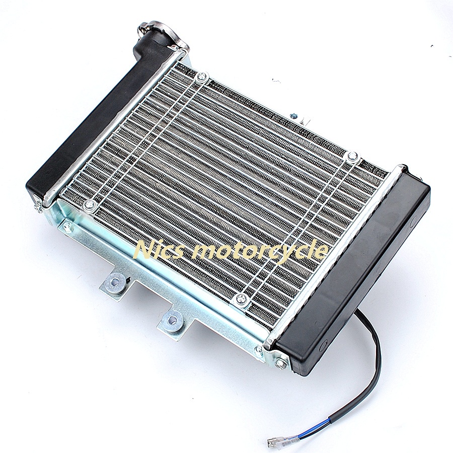ATV Radiator Cooler Water Cool Fan 12V 200CC 250CC 300CC Quad Dirt Bike ...