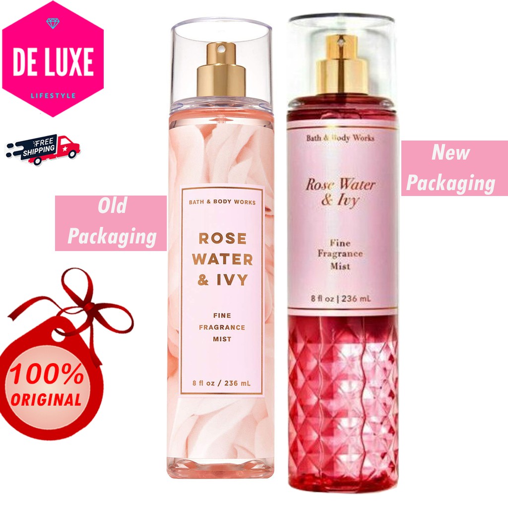 Rose Water & Ivy by Bath & Body Works Fragrance Mist 8 oz