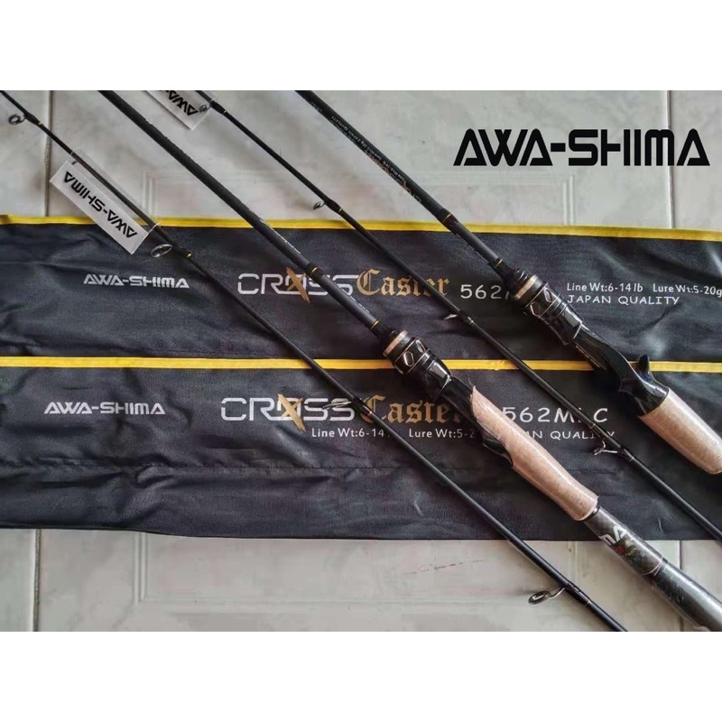 AWASHIMA CROSS CASTER FISHING ROD | Shopee Philippines