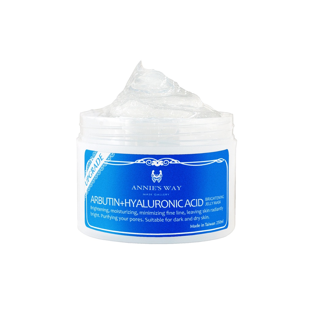Annie's Way Arbutin+Hyaluronic Acid Brightening Jelly Mask Anniesway No
