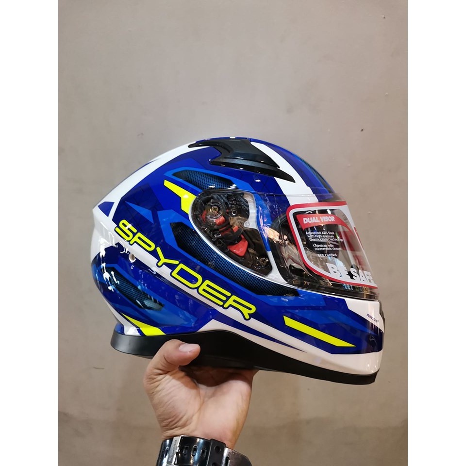 Spyder store blue helmet