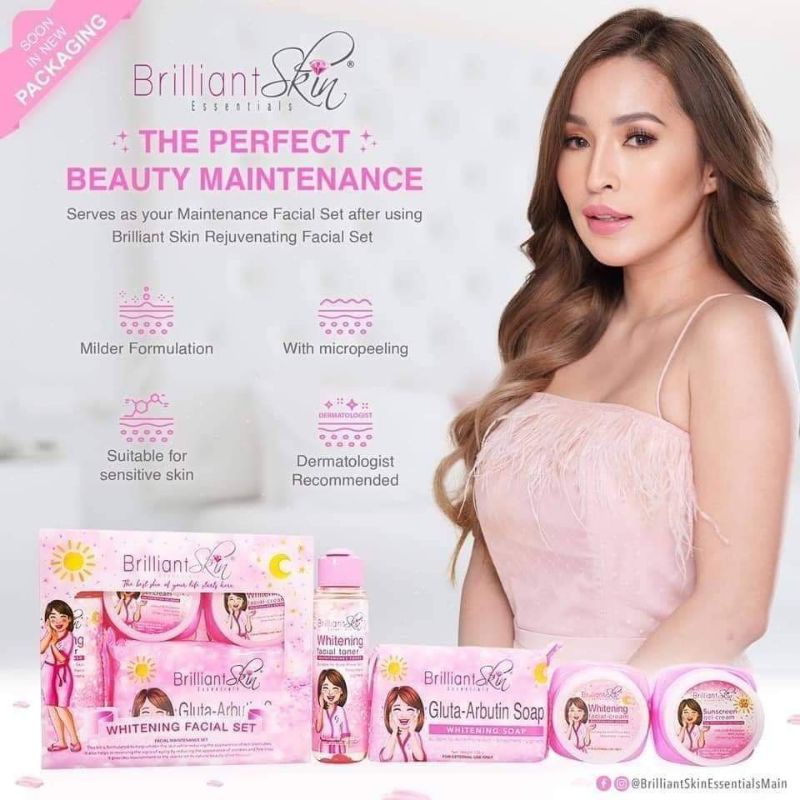 Brilliant Whitening Set Original Shopee Philippines