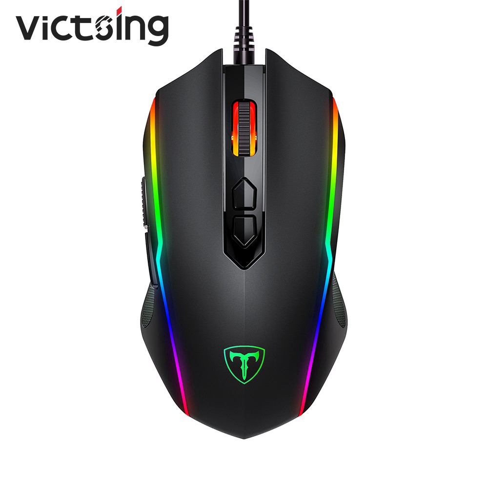 VICTSING Gaming Mouse Wired 8 Programmable Buttons Chroma RGB Backlit ...
