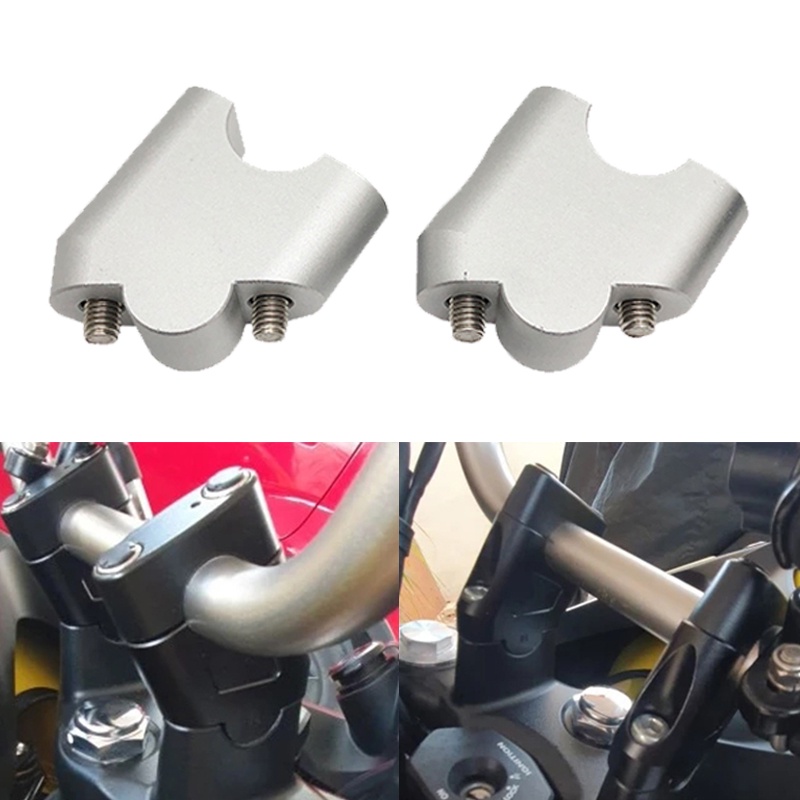DL650 CNC Handlebar Riser up Clamp Mount Taper Handlebar Riser Kit For SUZUKI DL650 VSTROM 650