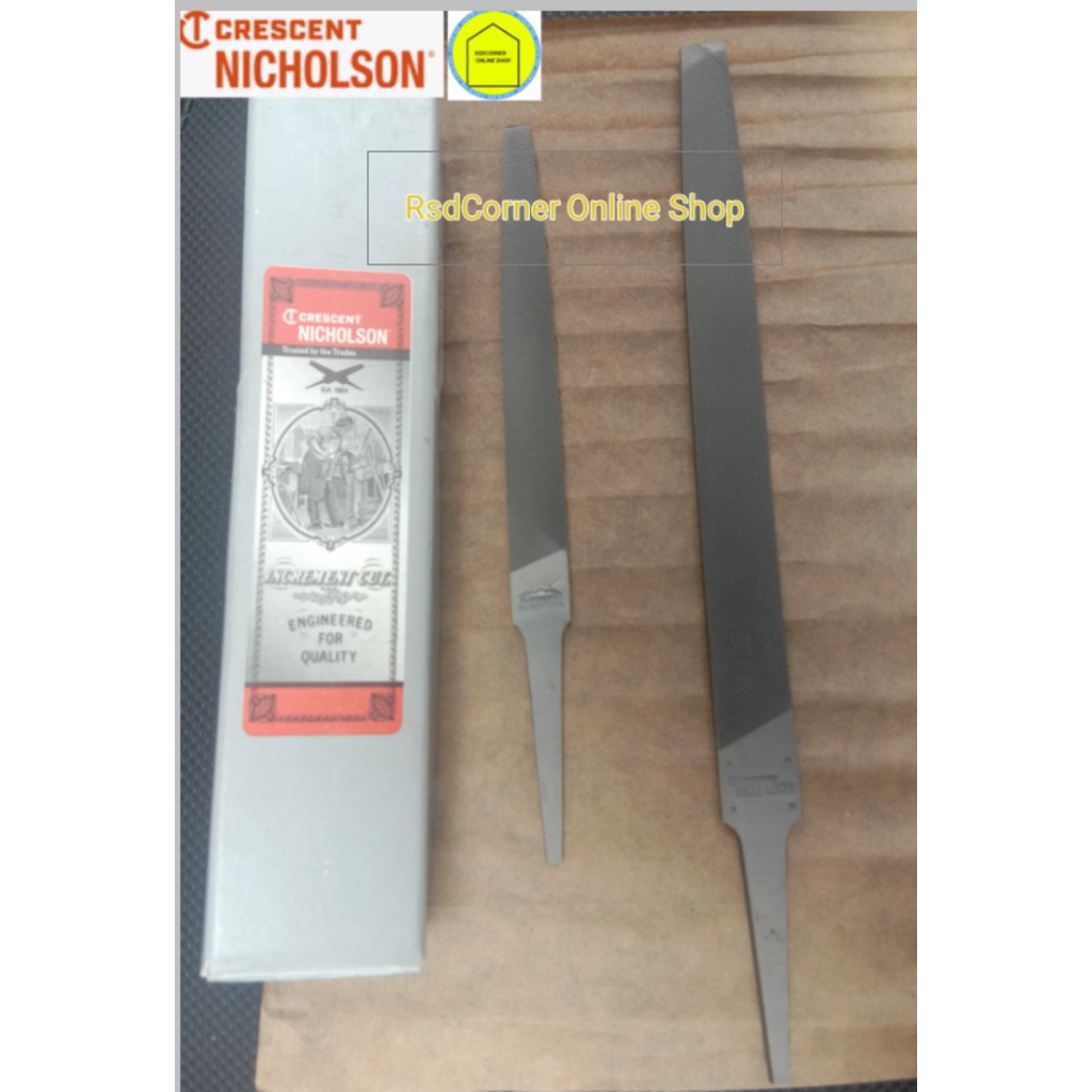 Original Nicholson Flat Smooth/Bastard File(4",6", 8",10", 12