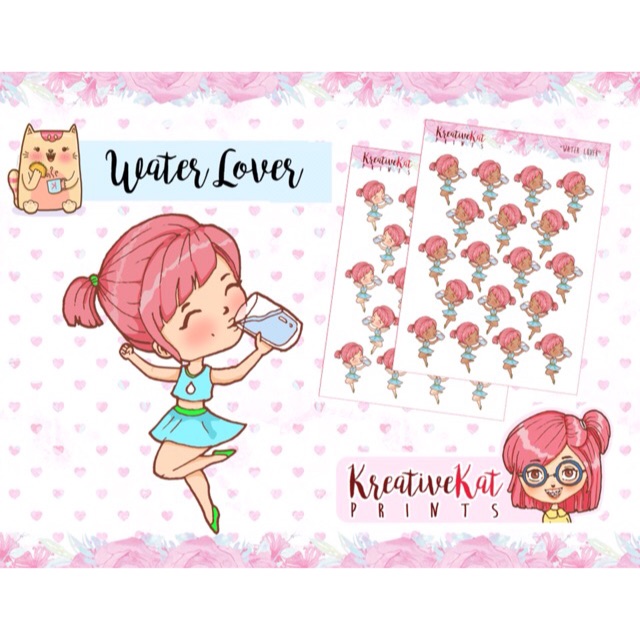 Water Lover Stickers | Shopee Philippines