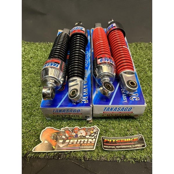 Takasago TGO Heavy Duty Shock Absorber Crypton Black / Blue / Red (2pcs ...