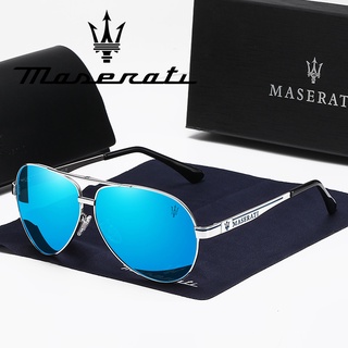 Maserati Men's Aviation Sunglasses Men's Polarized Mirror