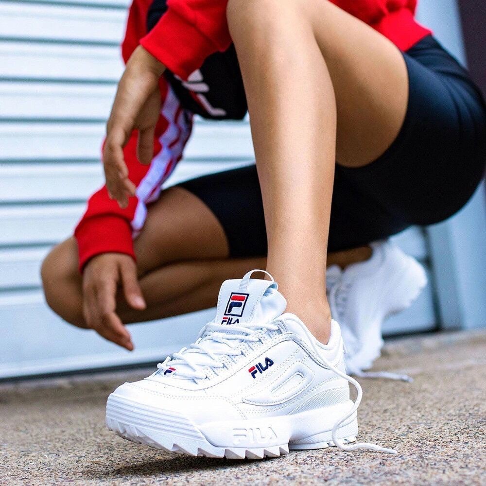 Fila Disruptor 2 Sneakers Shoes For Men Low Cut Shopee Philippines