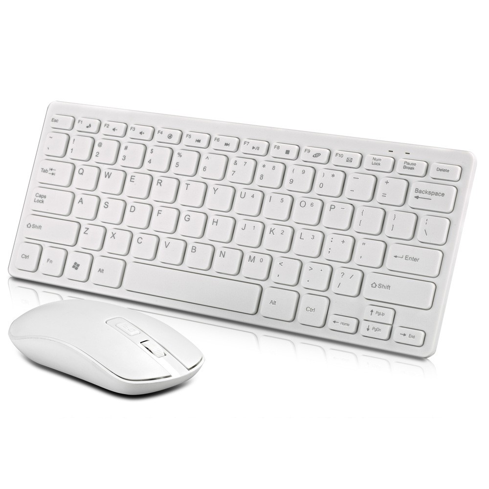 Wireless keyboard connected by wireless keyboard with wireless mouse ...