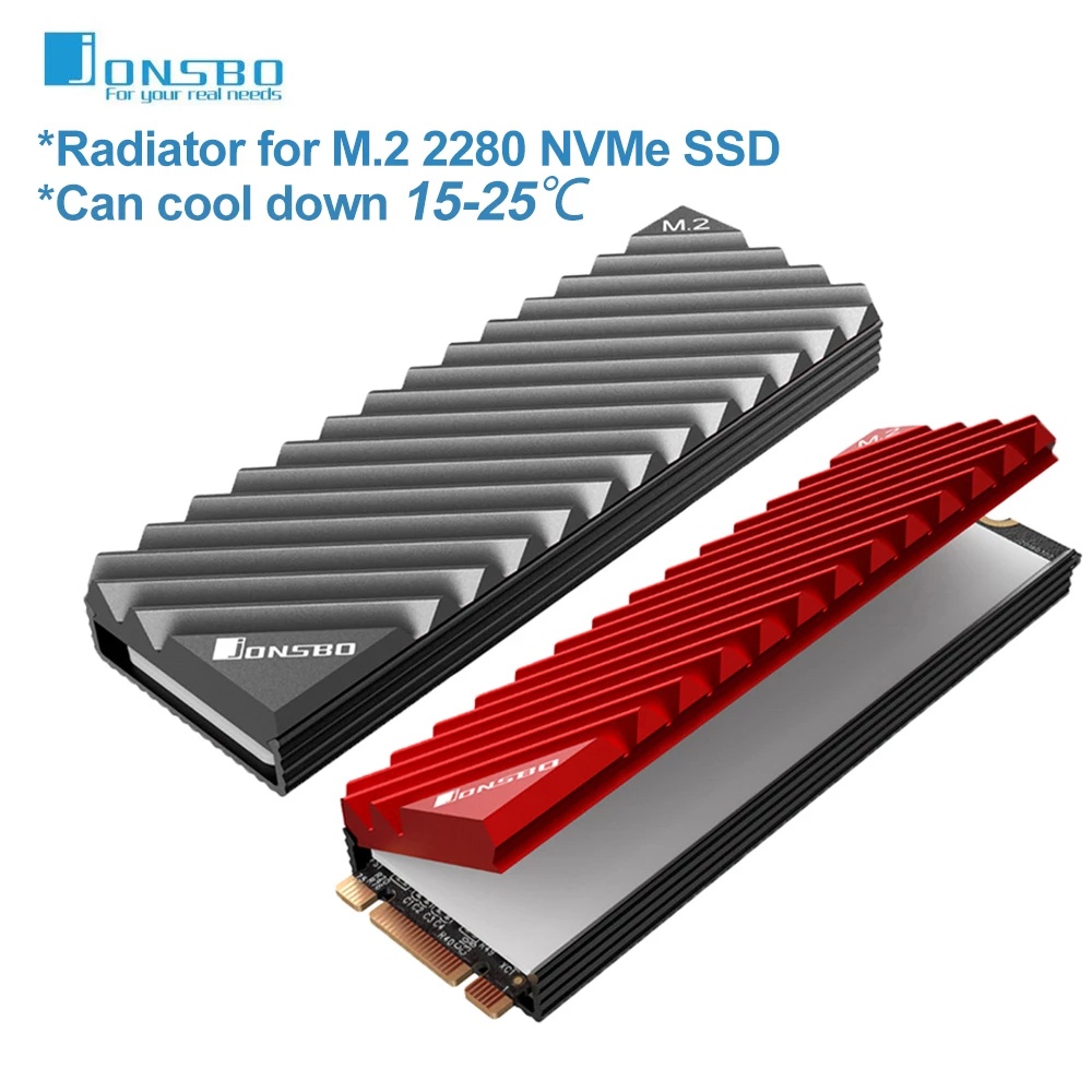 Jonsbo Radiator Heat Sink Cooling Pads M.2 2280 NVMe SSD Heat Disk ...