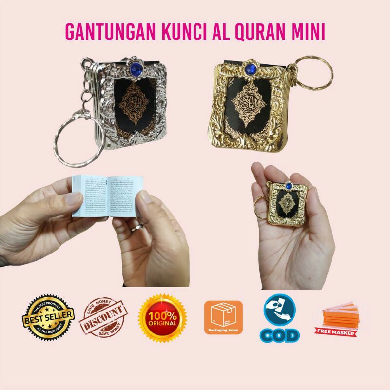 GANTUNGAN Mini Quran keychain | Shopee Philippines