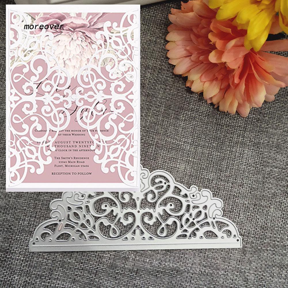 More♥Lace Edge Cover Metal Cutting Dies DIY Scrapbooking Paper Cards ...