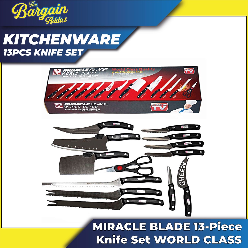 MIRACLE BLADE 13-Piece Knife Set WORLD CLASS