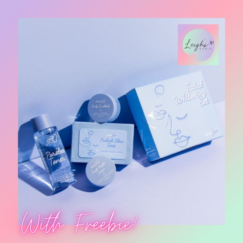 Dear Face FACIAL WHITENING SET | WITH FREEBIE | Shopee Philippines