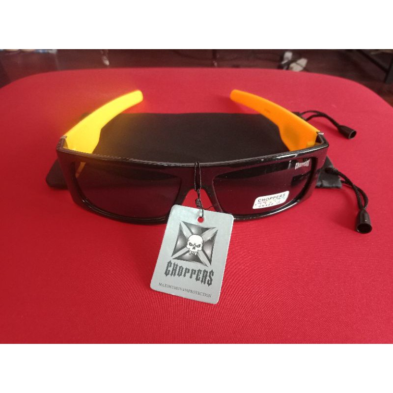 OG Locs Choppers Black Yellow Sunglasses | Shopee Philippines