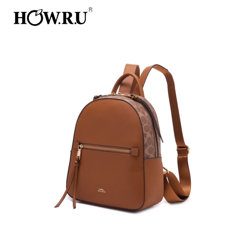 How.R.U 2024 Original Backpack Leather Bag | Shopee Philippines