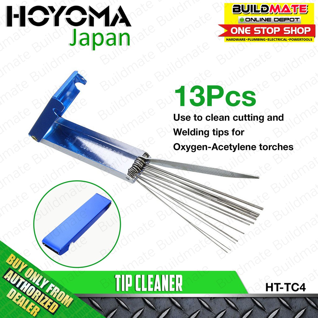 HOYOMA Tip Cleaner 13PCS 4" Inch For Welding Torch Tips Cleaner Set Cutting Torches HTTC4