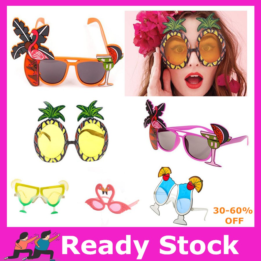 Hawaiian Tropical Sunglasses Glasses Party Supplies Beach