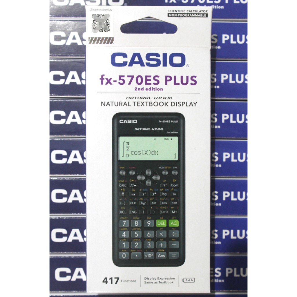 ORIGINAL Casio fx 570ES PLUS Scientific Calculator (2nd Edition