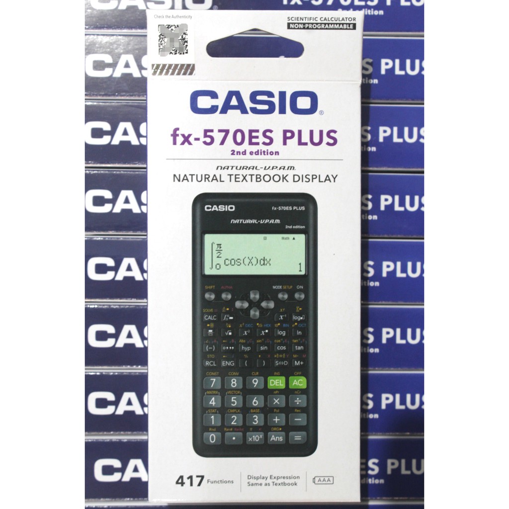 ORIGINAL Casio fx 570ES PLUS Scientific Calculator (2nd Edition)