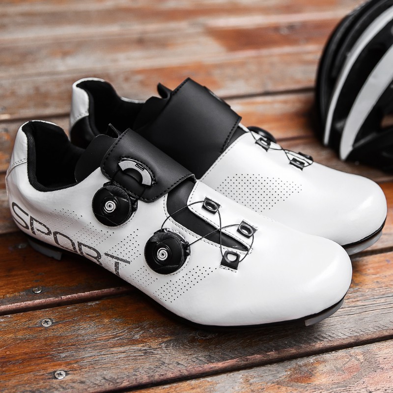 Professional Cycling Shoes MTB Cycling Sneakers Men Self-Locking Cleats ...