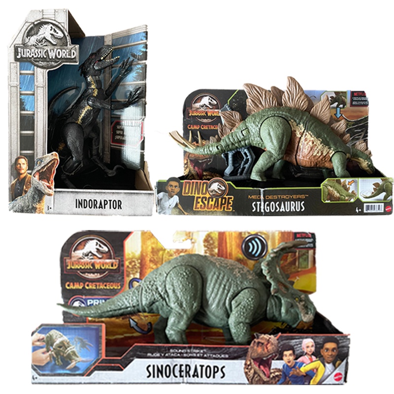 Original Jurassic World INDORAPTOR and Sound Strike Sinoceratops and ...