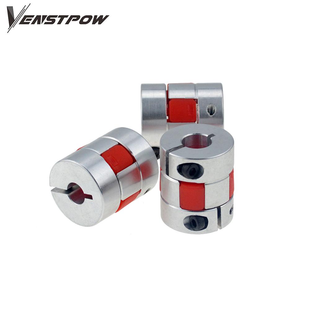 High Quality 4 PCS XB Coupler Aluminium Plum Flexible Shaft Coupling D25L30 Moto