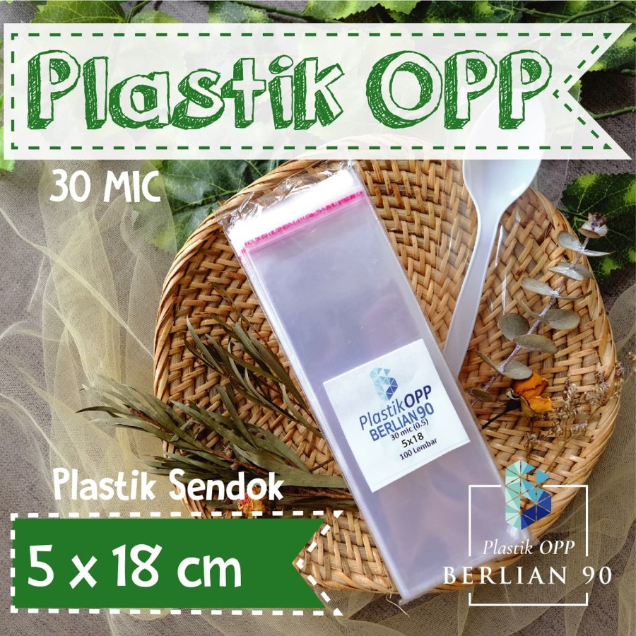 Opp Plastic 5x18 Cm Plastic Seal Opp Plastic Glue Plastic Packaging 30
