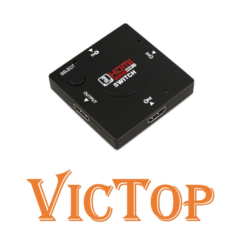 HDMI Splitter 3 in 1 out Video Splitter Switcher Box HD 1080P | Shopee ...