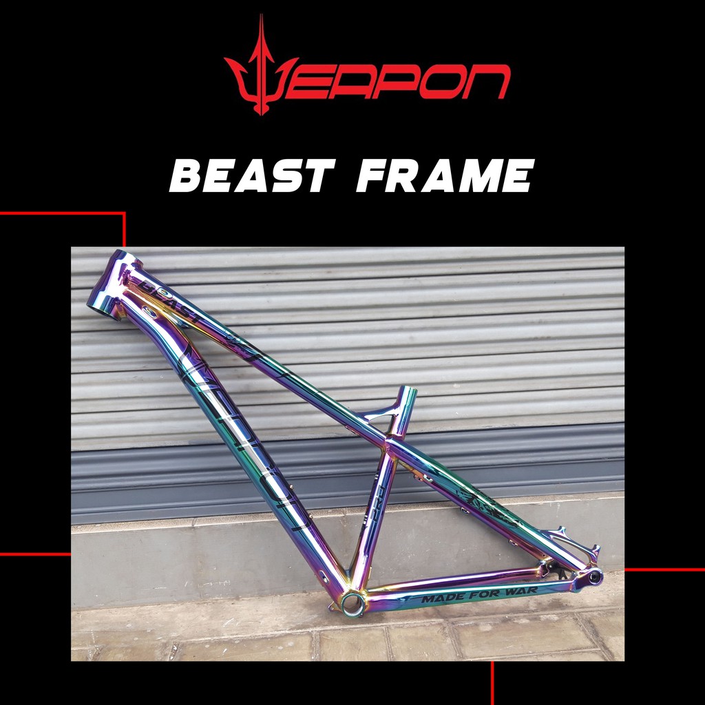 WEAPON BEAST FRAME 27.5 OIL SLICK Shopee Philippines