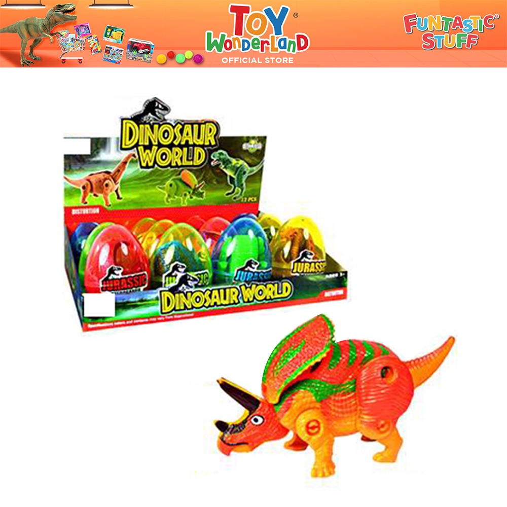 Toy Wonderland Transformable Dinosaur [COLOR & DINO MAY VARY], Toys for