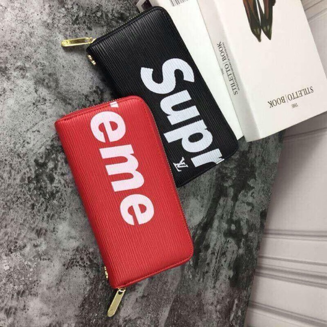 Louis Vuitton, Supreme Brazza Long Wallet Epi