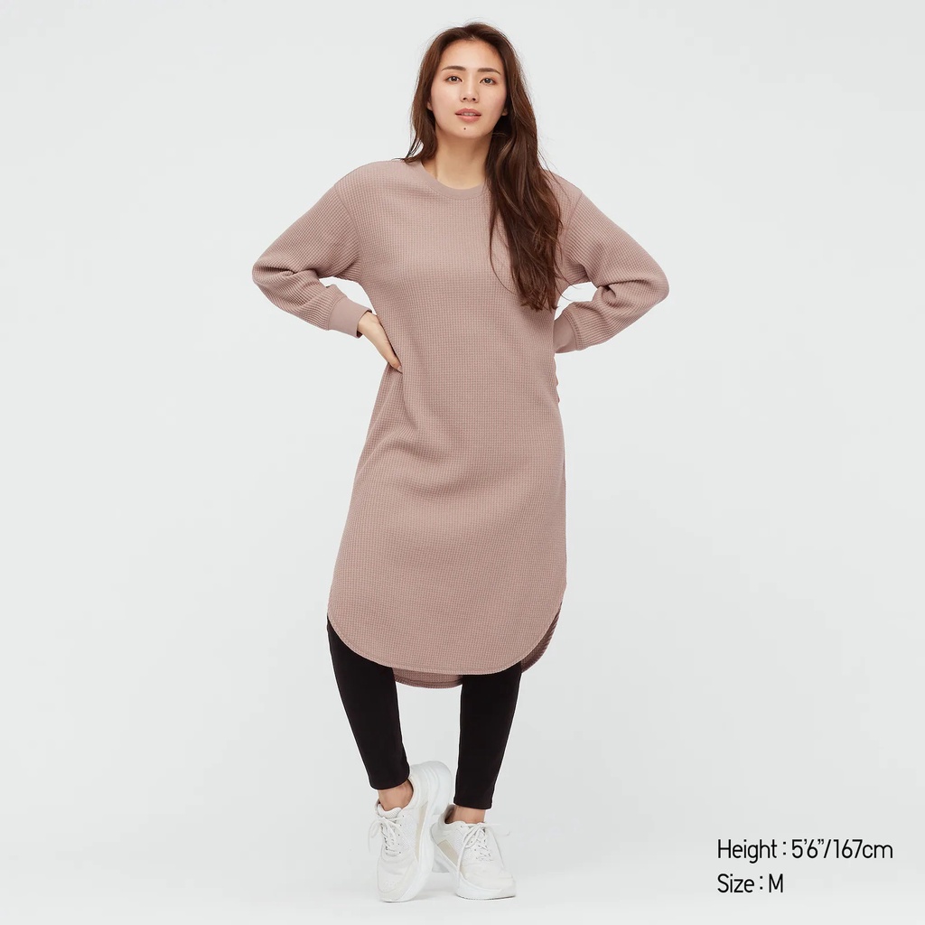 Uniqlo long cheap sleeve dress