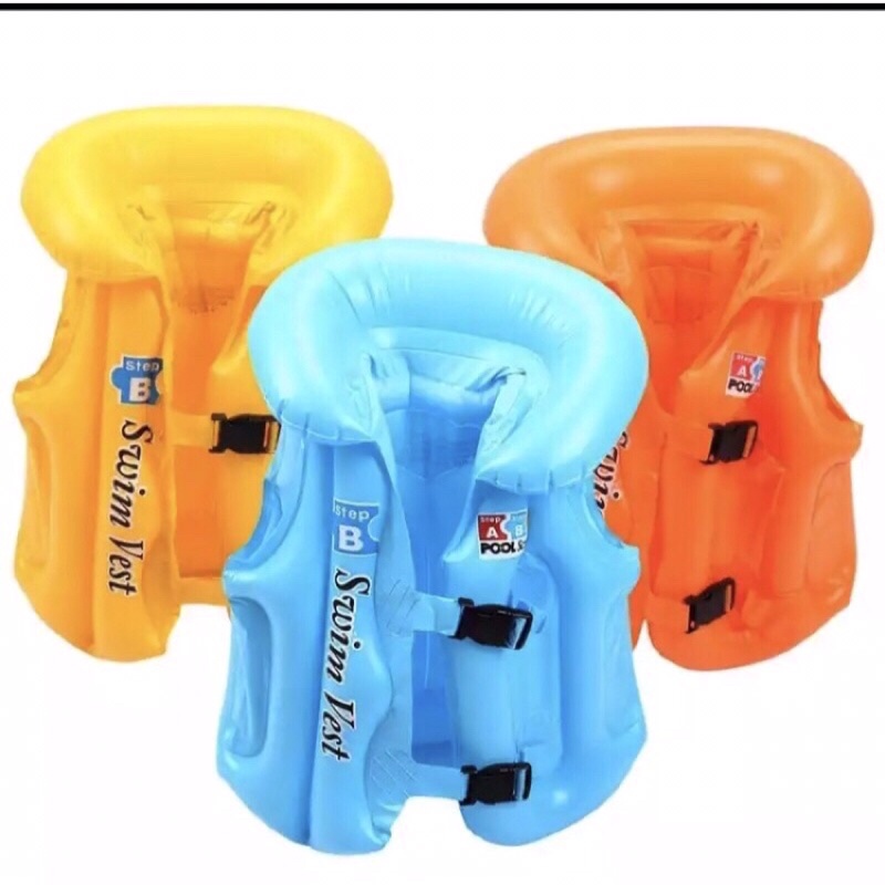 ABCD KIDS INFLATABLE SWIMMING VEST LIFE JACKET | Shopee Philippines