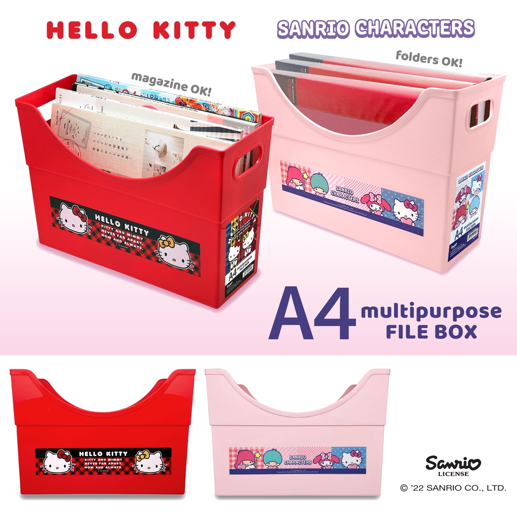 Hello Kitty A4 Multi-Purpose File Box [Japan Home] | Shopee Philippines