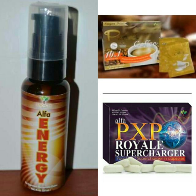 ENZACTA Products *PXP2400 ALFA ENERGY600 coffee1box350 Shopee