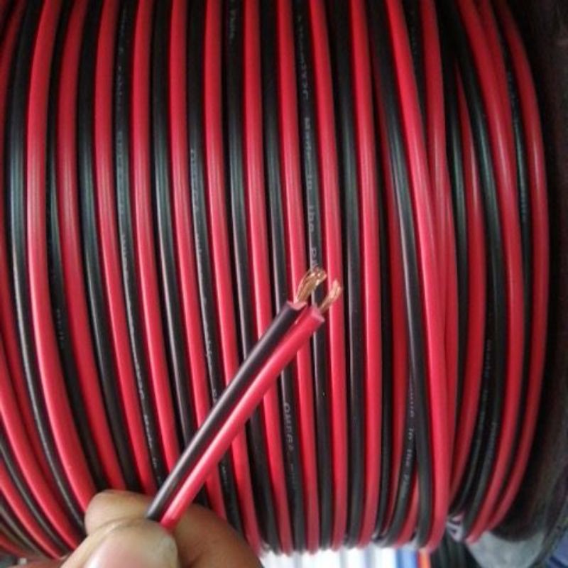 per meter original omega pure copper speaker wire (red / black) 18