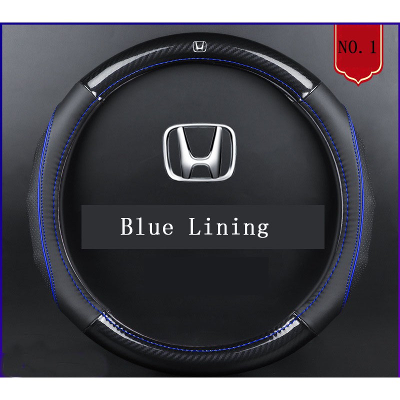 Car Steering Wheel Cover HONDA city car accessories Carbon Fiber